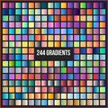 Vector mega set of 244 gradients.