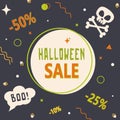 Vector Template for Halloween Promotion Design