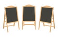 vector menu black board set Royalty Free Stock Photo