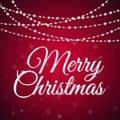 Vector Merry Christmas background Royalty Free Stock Photo