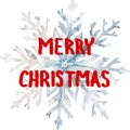 Vector Merry christmas text, message, letters, composition for greeting card, invitation, banner, print.