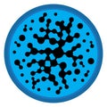 Vector Meta ball Connect Dot Set. Molecule chain. Circle Shapes. Abstract Geometric Dots. Morphing Blob for Pattern