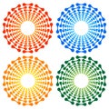 Vector Meta ball Connect Dot Set. Molecule chain. Circle Shapes. Abstract Geometric Dots. Morphing Blob for Pattern