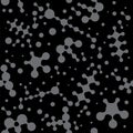 Vector Meta ball Connect Dot Set. Molecule chain. Circle Shapes. Abstract Geometric Dots. Morphing Blob for Pattern