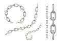 Vector metal chain