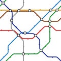 Vector metro scheme