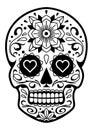 Vector Mexican Skull with Patterns