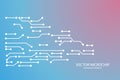 Vector Microchip background Royalty Free Stock Photo