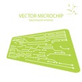 Vector Microchip background Royalty Free Stock Photo