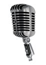 Vector Microphone vintage old Royalty Free Stock Photo