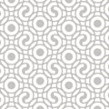 Vector middle round art decoration seamless patterns