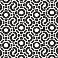 Vector middle round ethnic art decoration seamless patterns