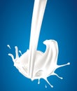 Vector Milk Splash