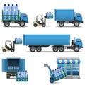 Vector Mineral Water Shipping