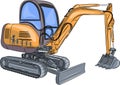 Vector Mini excavator.