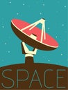 Vector Minimal Design - Space Antenne - Illustration