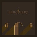 Vector Minimal Poster: Sanctuary