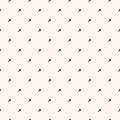 Vector minimalist black and white seamless pattern with tiny ice creams