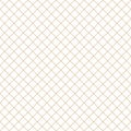 Vector minimalist diagonal square grid seamless pattern. Abstract minimal gold and white geometric texture. Subtle background with Royalty Free Stock Photo