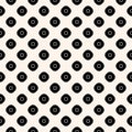 Vector minimalist geometric seamless pattern with small circles Royalty Free Stock Photo