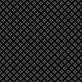 Vector minimalist seamless pattern, black & white Royalty Free Stock Photo