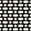 Vector minimalist seamless pattern. Simple abstract dotted geometric background Royalty Free Stock Photo