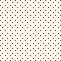 Vector minimalist seamless pattern. Simple abstract dotted geometric texture Royalty Free Stock Photo