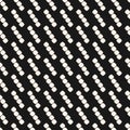 Vector minimalist seamless pattern. Tiny octagonal shapes in diagonal array.
