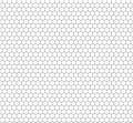Vector Minimalistic Seamless Hexagon Pattern, Outline Honeycombs Background.