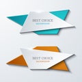 Vector moder banners element design.