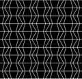 Vector modern abstract geometry grid pattern. black and white seamless geometric background Royalty Free Stock Photo