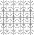 Vector modern abstract geometry grid pattern. black and white seamless geometric background Royalty Free Stock Photo