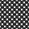 Vector modern abstract geometry pattern polka. black and white seamless geometric background Royalty Free Stock Photo
