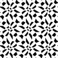 Vector modern abstract geometry psychadelic pattern. black and white seamless geometric crazy background Royalty Free Stock Photo