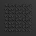 Vector modern black puzzle background