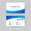 Vector modern and clean business card design template