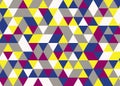 Vector modern colorful geometry triangle pattern, color abstract