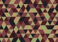 Vector modern colorful geometry triangle pattern, color abstract Royalty Free Stock Photo