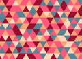 Vector modern colorful geometry triangle pattern, color abstract