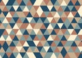 Vector modern colorful geometry triangle pattern, color abstract Royalty Free Stock Photo