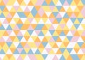 Vector modern colorful geometry triangle pattern, color abstract Royalty Free Stock Photo