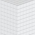 Vector modern creative trends white cube texture background. Royalty Free Stock Photo