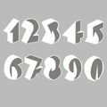 Vector modern design font symbol graphic illustration figure typographic