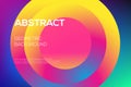 Vector modern futuristic gradient layout, cover