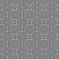 Vector modern geometric seamless pattern. Set of black and white seamless backgrounds Royalty Free Stock Photo