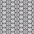 Vector modern geometric seamless pattern. Set of black and white seamless backgrounds Royalty Free Stock Photo