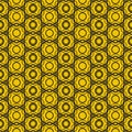 Vector modern geometric seamless pattern. Set of golden seamless backgrounds Royalty Free Stock Photo