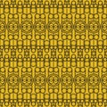 Vector modern geometric seamless pattern. Set of golden seamless backgrounds. Element, fashion. Royalty Free Stock Photo