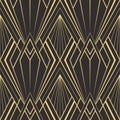 Abstract art deco seamless modern tiles pattern Royalty Free Stock Photo