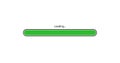 Vector modern green loading bar on white background